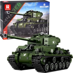 Reobrix zestaw konstrukcyjny czołg SHERMAN M4A3E8 – licencjonowany WORLD OF TANKS, 836 elementów