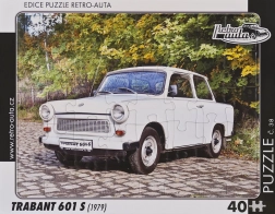 Retro Puzzle Trabant 601 S 40 elementów