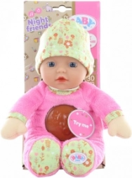 Baby born dla niemowląt świecąca lalka do łóżeczka 30 cm