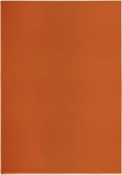 Przezroczysta okładka A4 w kształcie L z PVC, czerwona, 140 mikronów