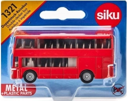 Dwupoziomowy autobus SIKU – metalowy model