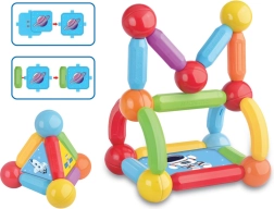 Magnetyczny zestaw konstrukcyjny 50 elementów