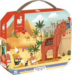 Panoramiczne puzzle w walizeczce antyk i mitologia 100 elementów