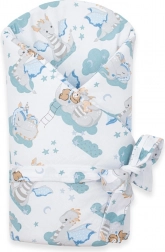 Dziecięcy rożek NEW BABY Smok 80 × 80 cm