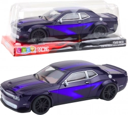 Sportowy samochód wyścigowy z napędem ciernym – ciemnofioletowy