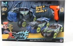 Zestaw konstrukcyjny auto 3 w 1 ze śrubokrętem i dziecięcą wiertarką