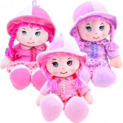 Tekstylna laleczka Zuzia z kapelusikiem 28 cm