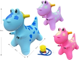 Dziecięcy skaczący dinozaur z pompką