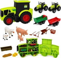 Zestaw farmerski w traktorze – przenośna farma 28 elementów