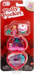 Polly Pocket jubileuszowy kompakt z okazji 80-lecia Mattel z pierścionkiem