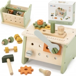 Viga PolarB mini warsztat 2w1 drewniany zestaw narzędzi