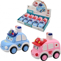 Policyjny i Ambulans Samochód na Naciśnięcie