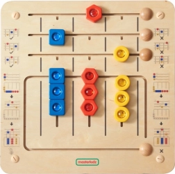 Masterkidz tablica do sortowania Diamenty – montessori na ścianę, edukacyjna gra