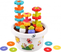 Hola Edukacyjna Doniczka 12m+ z Zabawka Sorter i Piramida