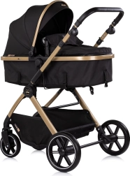 Chipolino Pearl 2w1 wózek wielofunkcyjny Noir