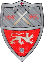 Souza! rycerska tarcza Tristan z pianki EVA