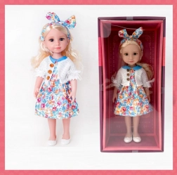 Lalka z blond włoskami 38 cm