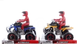 Quad z kierowcą na napęd typu friction