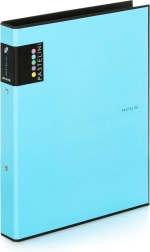 Segregator A4 PASTELINI niebieski, 2‑ringowy laminowany