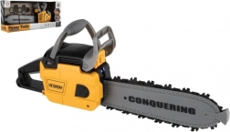 Dziecięca piła łańcuchowa na baterie ze światłem i dźwiękiem 42 cm