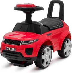Jeździk dziecięcy BABY MIX Prime SUV czerwony z siedziskiem z ekoskóry