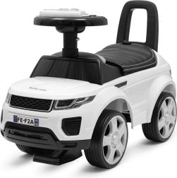 Dziecięcy jeździk Baby Mix Prime SUV biały ze skórzanym siedziskiem