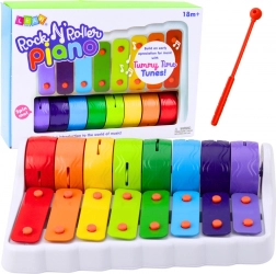 Rock N' Roller piano dla dzieci - obrotowe kolorowe koło