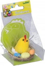 Dekoracyjne kurczątko w gnieździe