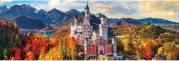 Panoramiczne puzzle zamek Neuschwanstein, Niemcy 1000 elementów