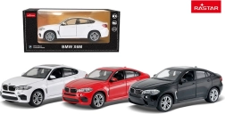 Metalowy model 1:24 BMW X6 M czarny RASTAR