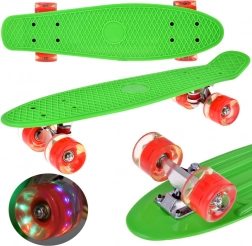 LED skateboard ze świecącymi kółkami