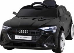 Elektryczny samochodzik Audi e-tron Sportback dla dzieci z napędem 4x4 i pilotem – Czarny
