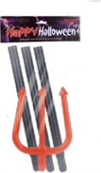 diabelskie widły z czerwonym trójzębem