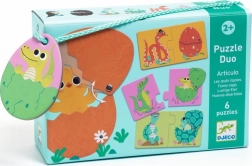 Djeco duo puzzle – wesołe jajeczka