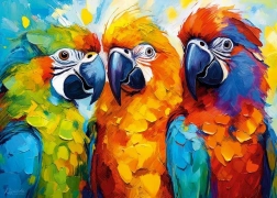 Cherry Pazzi puzzle Tropikalne trio 500 elementów