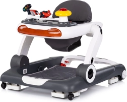 Interaktywny dziecięcy chodzik 4w1 CHIPOLINO Little Explorer, szary