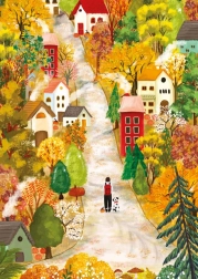 Puzzle chłopiec w lesie 1000 elementów