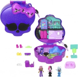 Polly Pocket kompakt Monster High czaszka ze skateparkiem i szkołą