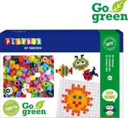 Koraliki do zaprasowywania PLAYBOX Go Green XL 600 szt.