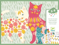 Djeco tworzenie z papieru Koty
