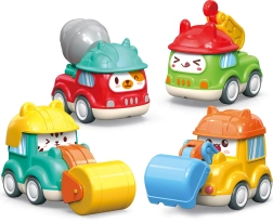 Samochód budowlany na napęd cierny 8 cm