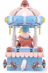 Sluban karuzela ze zwierzątkiem – piesek klocki konstrukcyjne