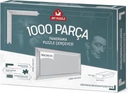 Rama do puzzli 96x34 cm biała