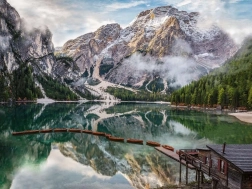 Puzzle RAVENSBURGER Lago di Braies Włochy 1500 elementów