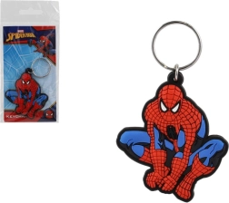 Gumowy brelok MARVEL SPIDER-MAN, siedząca postać, 6 cm