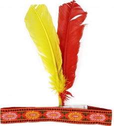 Indiańska opaska z piórami