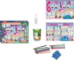 Kolorowanki z 3D okularami ścieralne