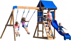 Drewniany plac zabaw Aurora Domek ze zjeżdżalnią