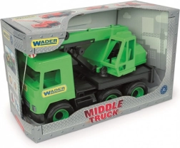 Zielony Dźwig 38 cm WADER Middle Truck