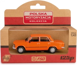 Model auta Fiat 125p - pomarańczowy